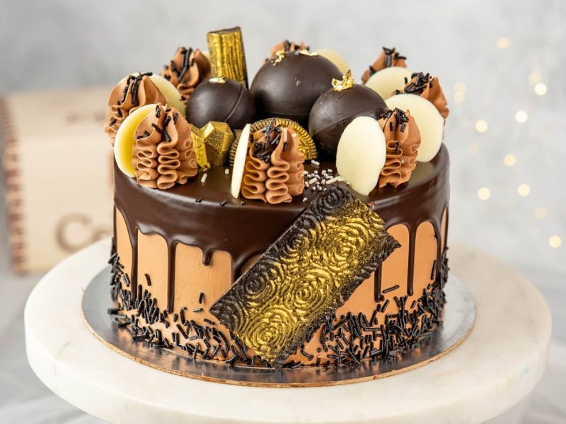 Dripping Delight Cake