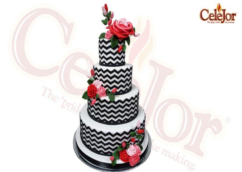 Fondant Wedding Cake(FWD-1007)