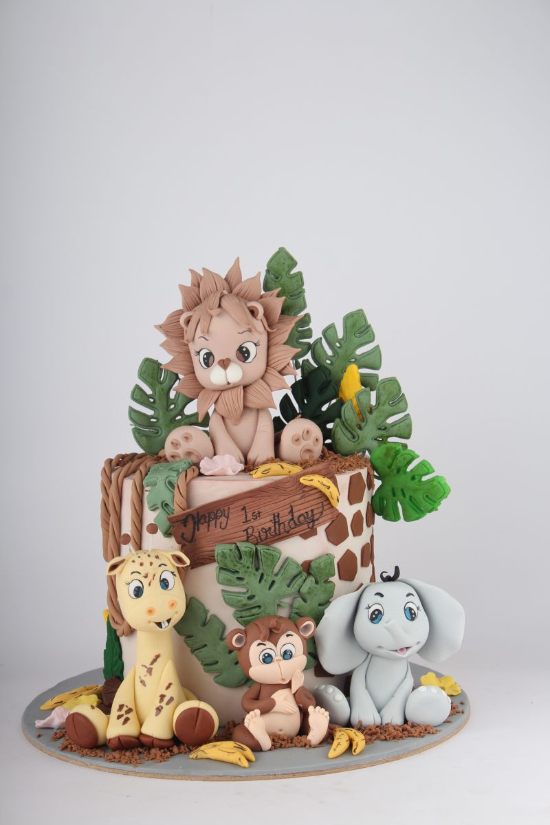 Fondant Animal Cake (BT-6029)