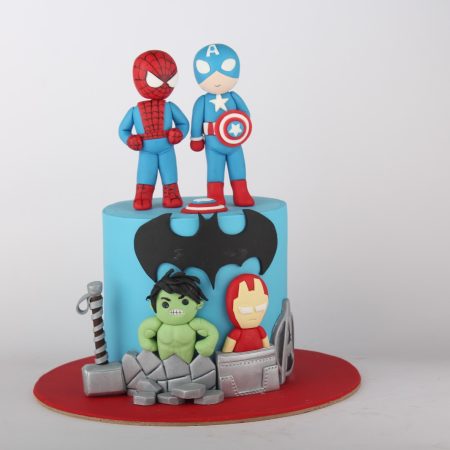 Fondant Avenger Cake (FBT-6023)